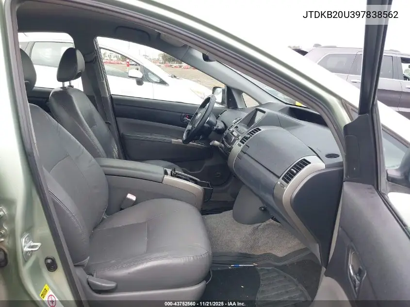 JTDKB20U397838562 2009 Toyota Prius