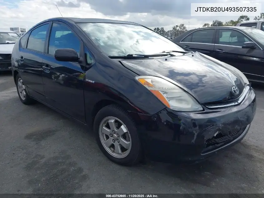 JTDKB20U493507335 2009 Toyota Prius