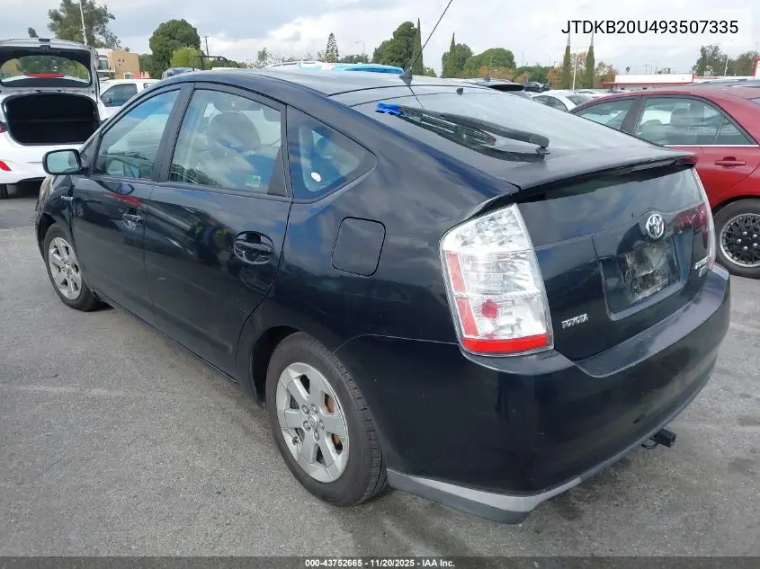 JTDKB20U493507335 2009 Toyota Prius