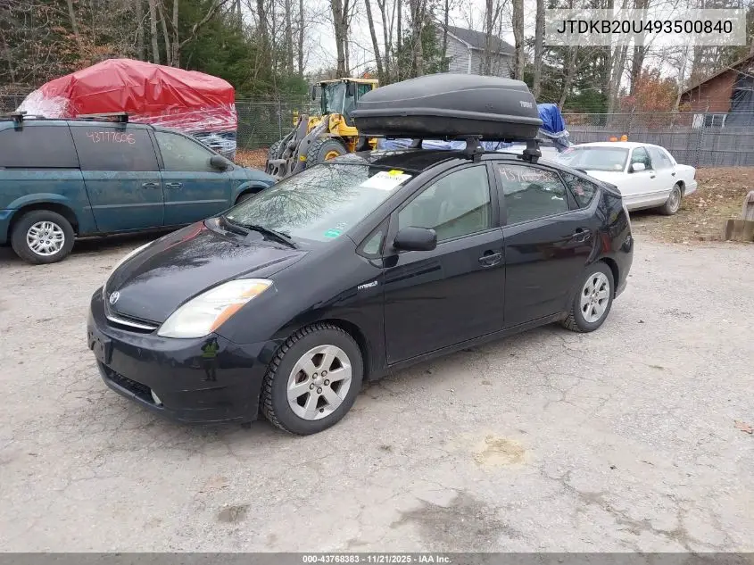 JTDKB20U493500840 2009 Toyota Prius