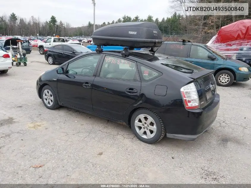JTDKB20U493500840 2009 Toyota Prius