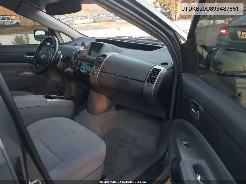 JTDKB20U893487851 2009 Toyota Prius