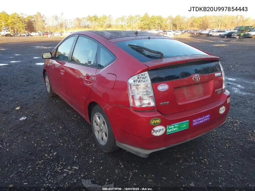 JTDKB20U997854443 2009 Toyota Prius