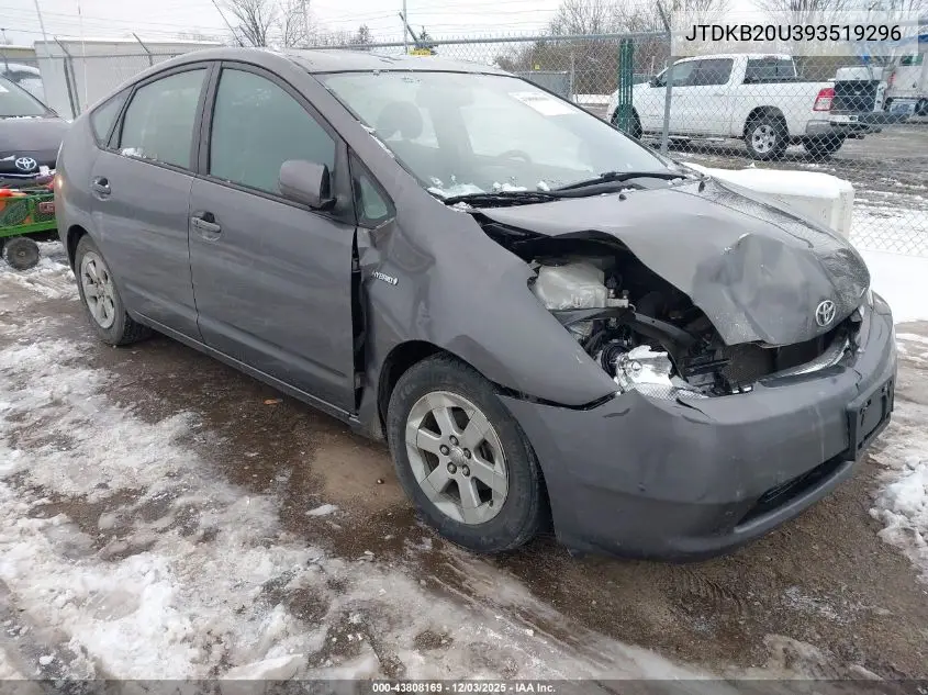 JTDKB20U393519296 2009 Toyota Prius