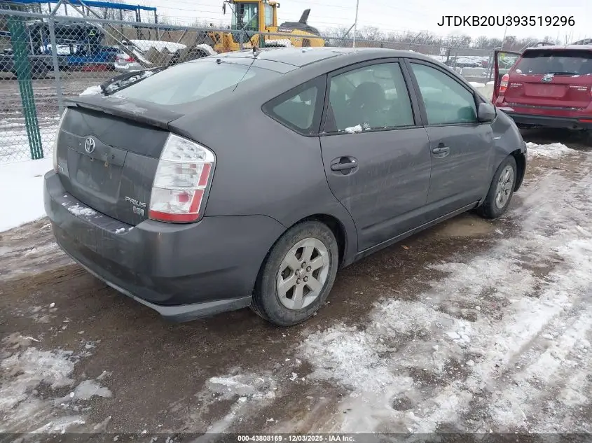 JTDKB20U393519296 2009 Toyota Prius
