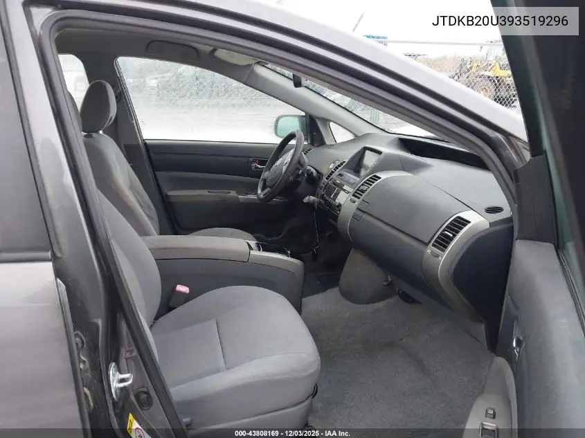 JTDKB20U393519296 2009 Toyota Prius