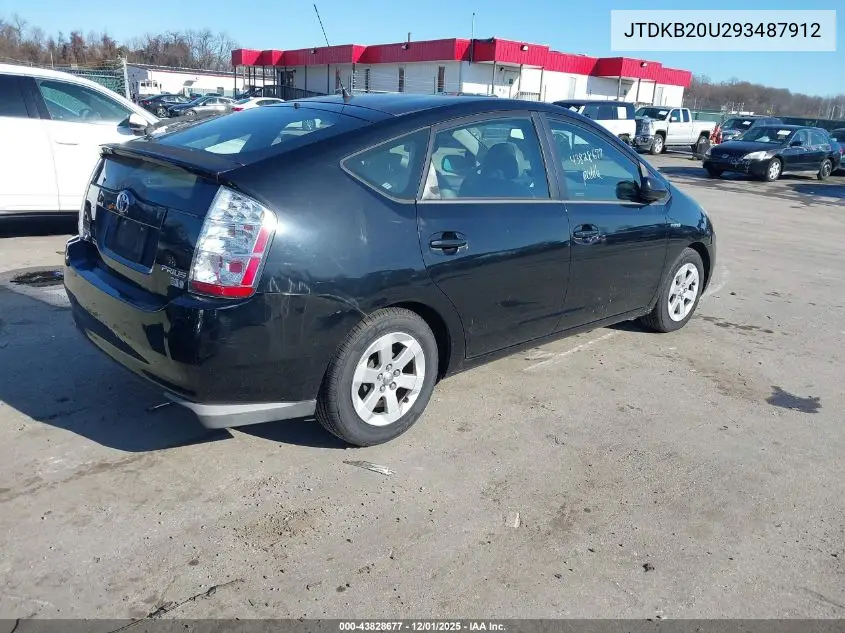 JTDKB20U293487912 2009 Toyota Prius