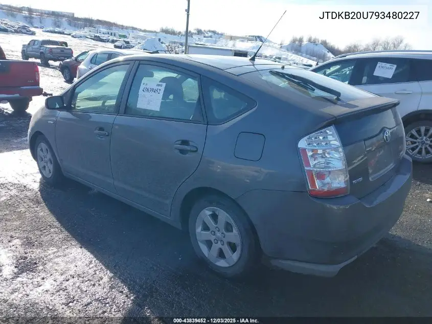 JTDKB20U793480227 2009 Toyota Prius Standard
