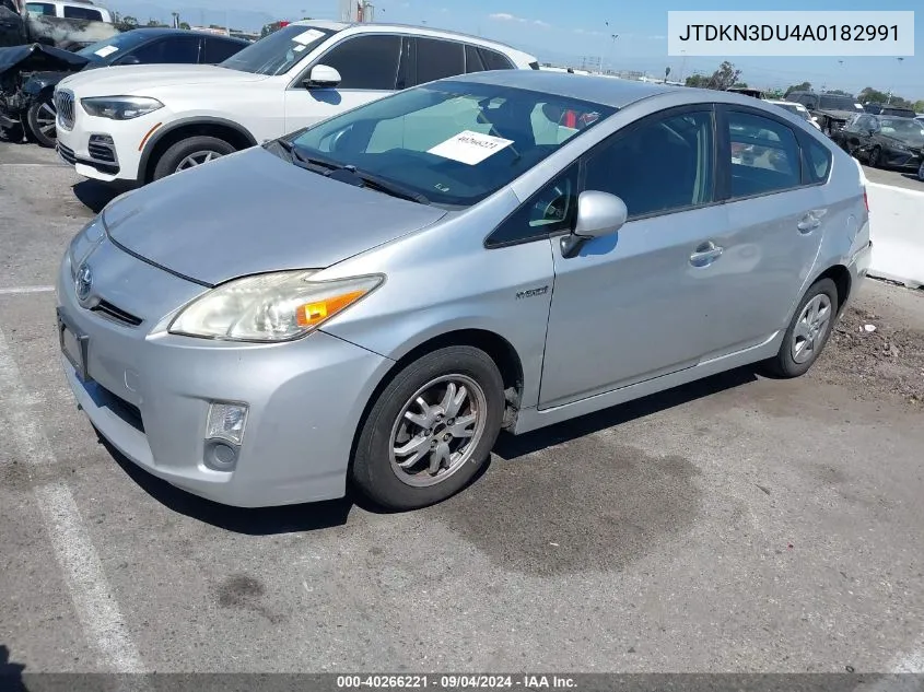 2010 Toyota Prius Ii VIN: JTDKN3DU4A0182991 Lot: 40266221