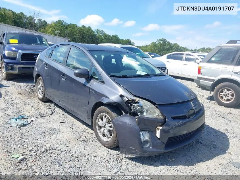 2010 Toyota Prius Iii VIN: JTDKN3DU4A0191707 Lot: 40277716