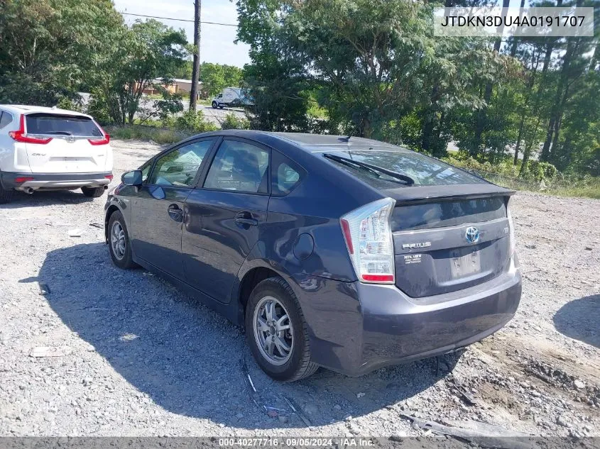 JTDKN3DU4A0191707 2010 Toyota Prius Iii