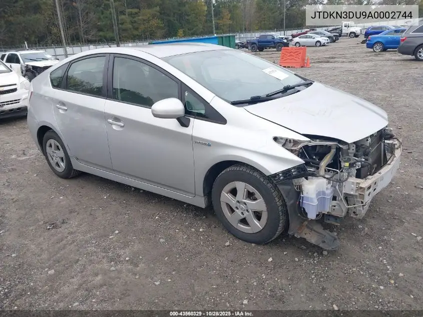 JTDKN3DU9A0002744 2010 Toyota Prius Ii