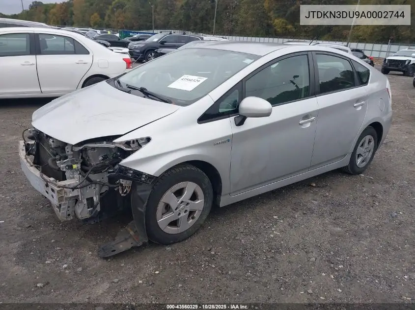 JTDKN3DU9A0002744 2010 Toyota Prius Ii