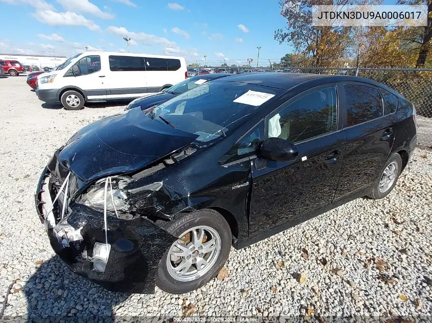 JTDKN3DU9A0006017 2010 Toyota Prius Ii