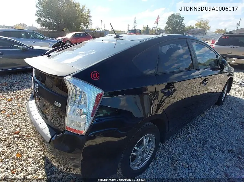 JTDKN3DU9A0006017 2010 Toyota Prius Ii