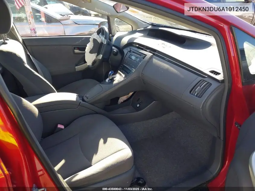 JTDKN3DU6A1012450 2010 Toyota Prius Ii