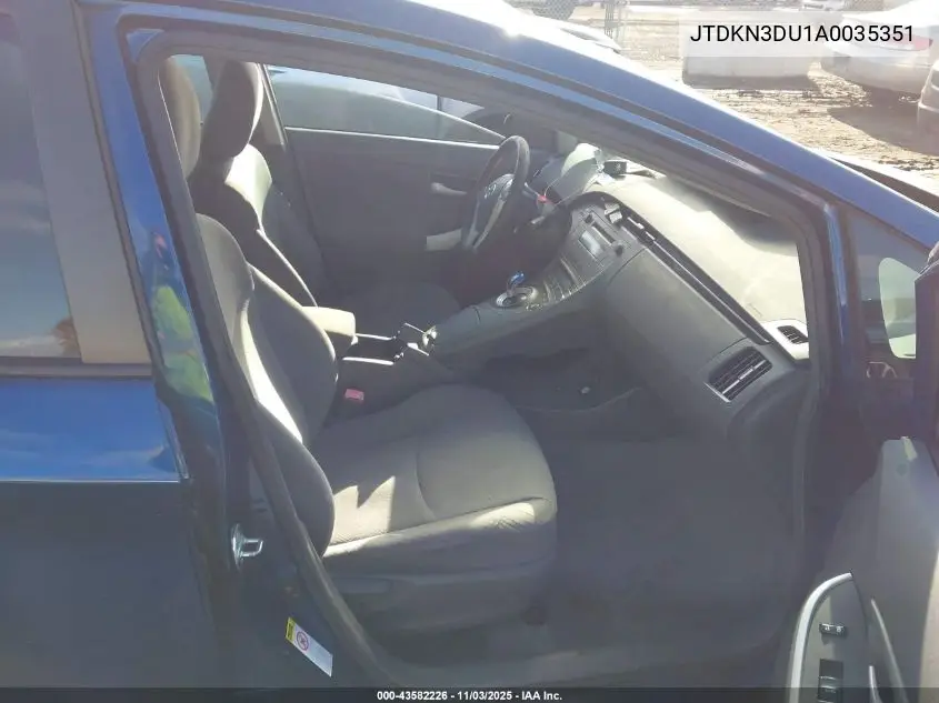 JTDKN3DU1A0035351 2010 Toyota Prius Ii