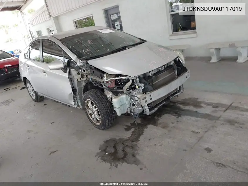 JTDKN3DU9A0117019 2010 Toyota Prius Iv