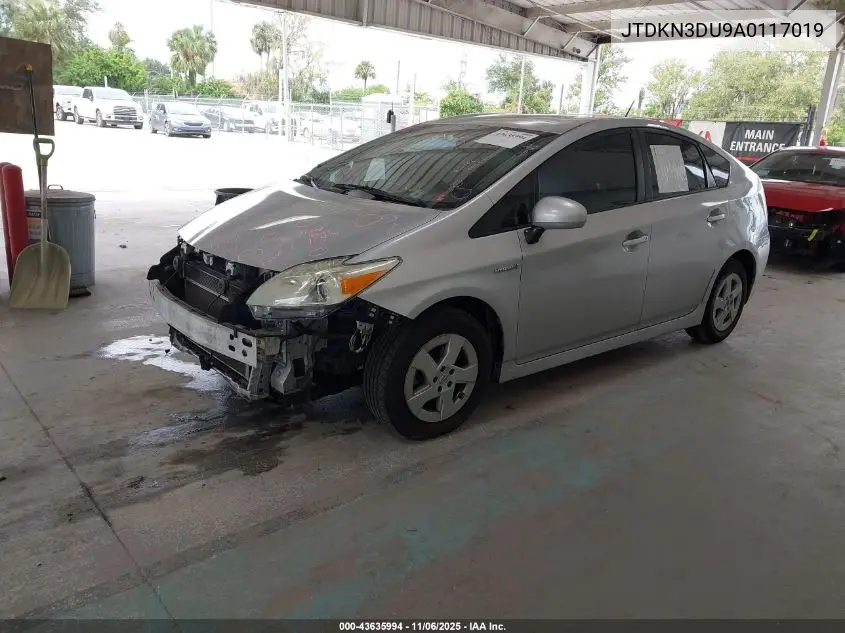 JTDKN3DU9A0117019 2010 Toyota Prius Iv