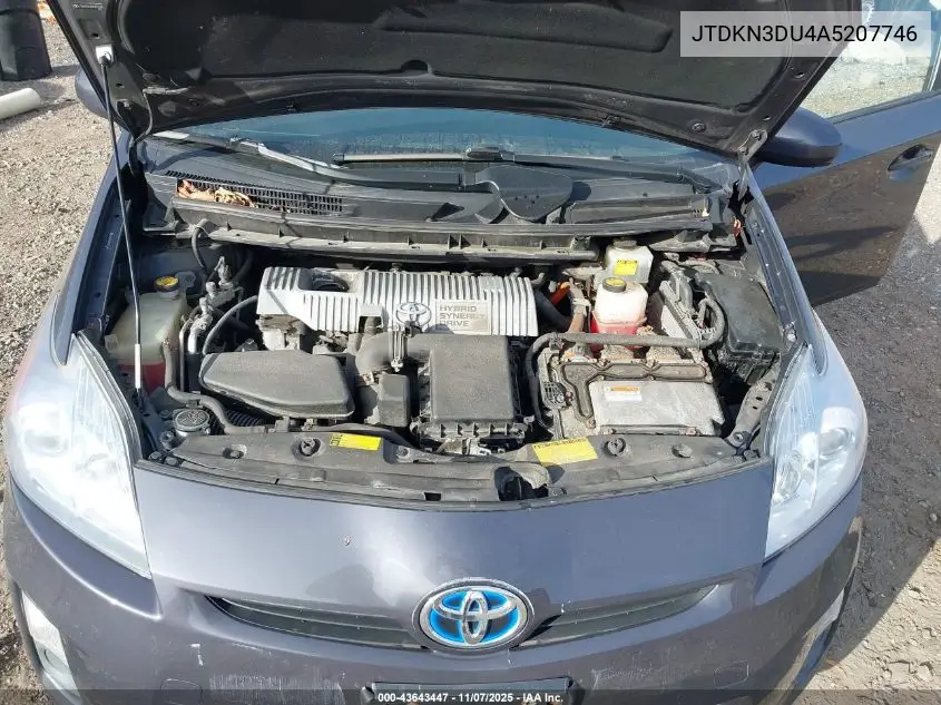 JTDKN3DU4A5207746 2010 Toyota Prius Ii