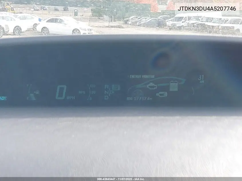 JTDKN3DU4A5207746 2010 Toyota Prius Ii
