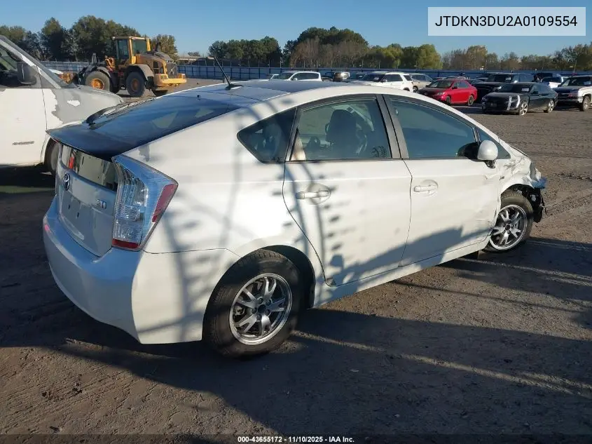 JTDKN3DU2A0109554 2010 Toyota Prius Iv