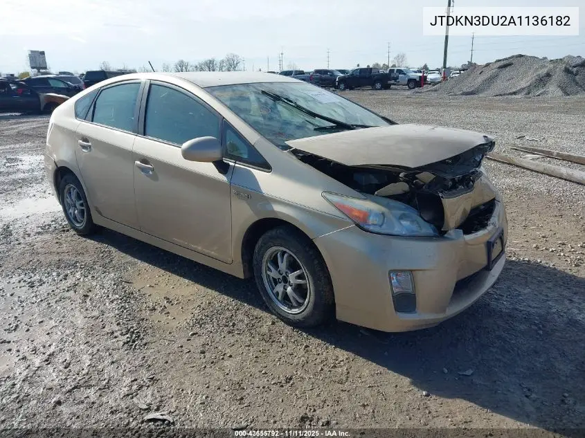 JTDKN3DU2A1136182 2010 Toyota Prius Ii
