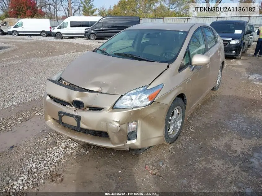 JTDKN3DU2A1136182 2010 Toyota Prius Ii