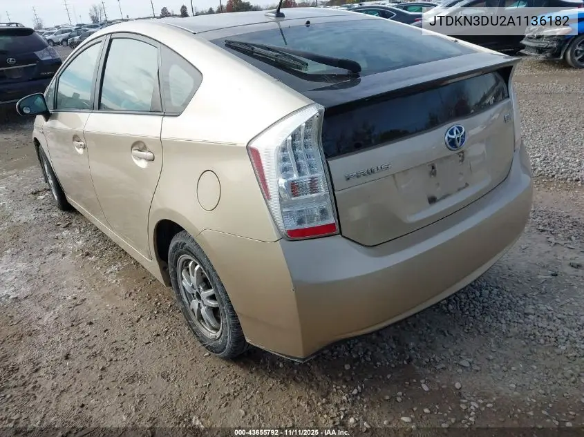 JTDKN3DU2A1136182 2010 Toyota Prius Ii