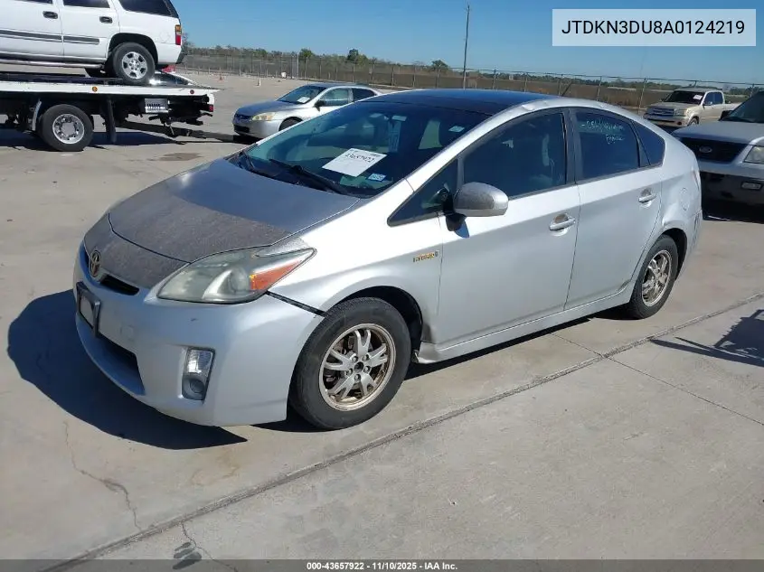 JTDKN3DU8A0124219 2010 Toyota Prius Iii