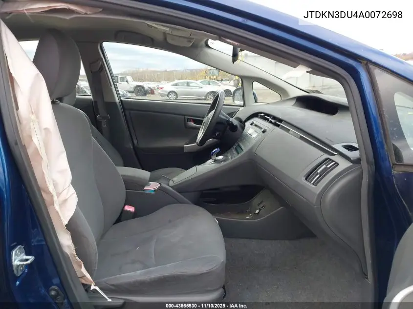 JTDKN3DU4A0072698 2010 Toyota Prius Ii