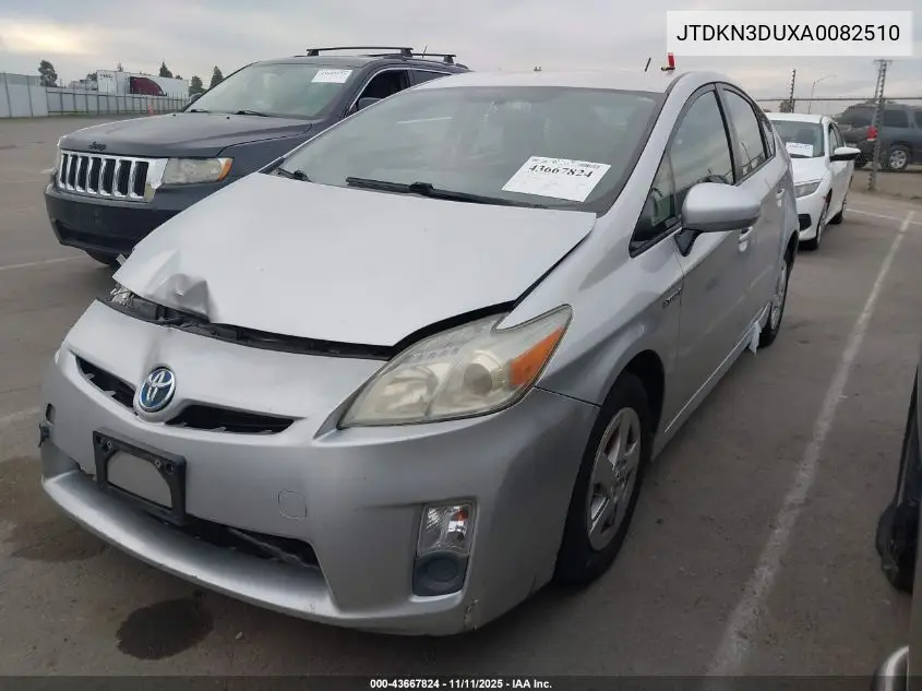 JTDKN3DUXA0082510 2010 Toyota Prius Ii