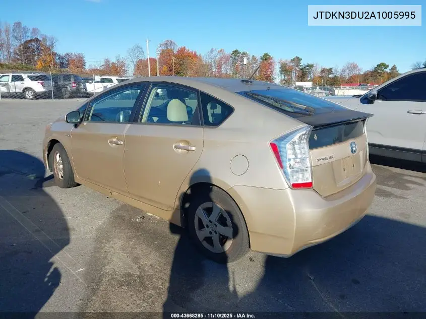JTDKN3DU2A1005995 2010 Toyota Prius Ii