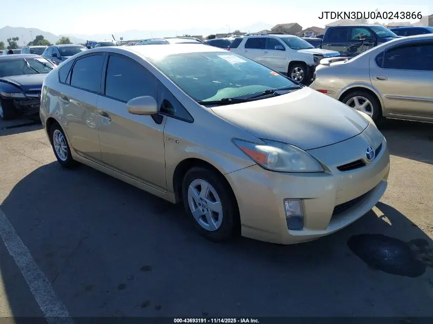JTDKN3DU0A0243866 2010 Toyota Prius Iv