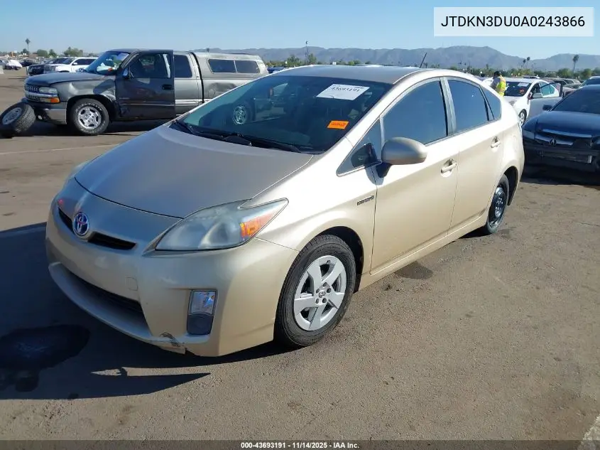 JTDKN3DU0A0243866 2010 Toyota Prius Iv