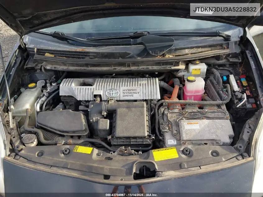 JTDKN3DU3A5228832 2010 Toyota Prius Iii