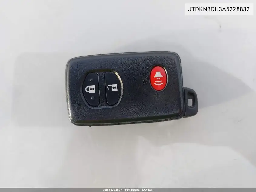 JTDKN3DU3A5228832 2010 Toyota Prius Iii