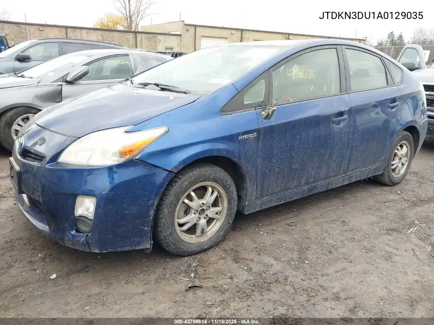 JTDKN3DU1A0129035 2010 Toyota Prius Iii