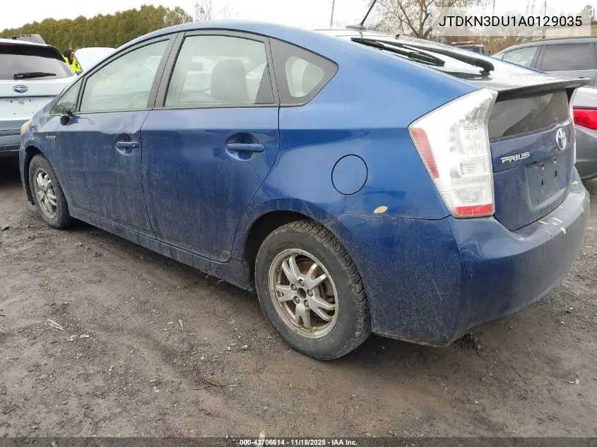 JTDKN3DU1A0129035 2010 Toyota Prius Iii
