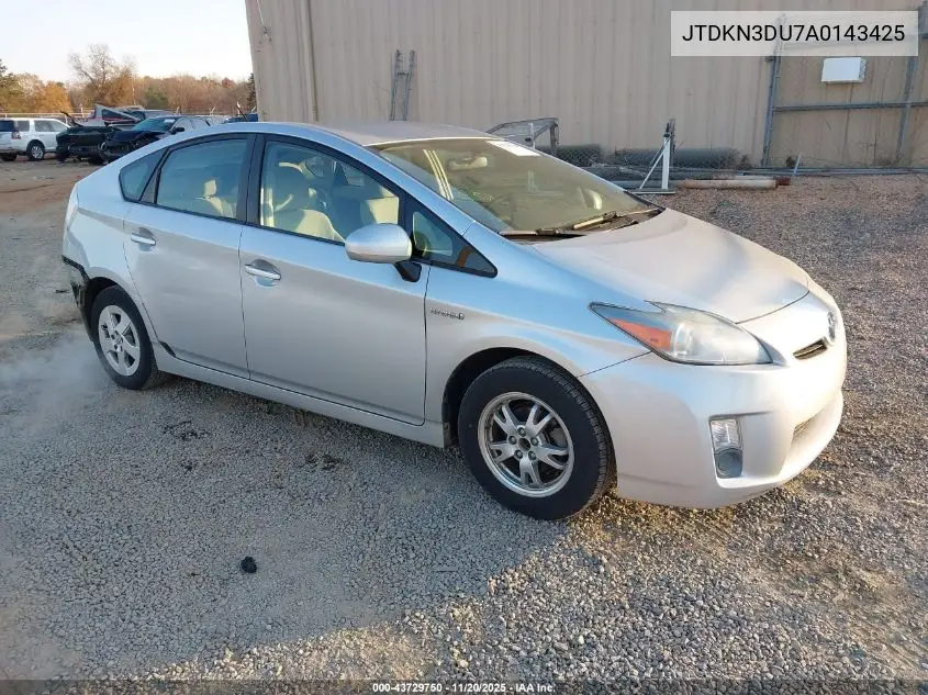 JTDKN3DU7A0143425 2010 Toyota Prius Ii