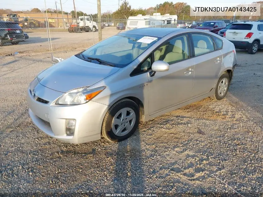 JTDKN3DU7A0143425 2010 Toyota Prius Ii