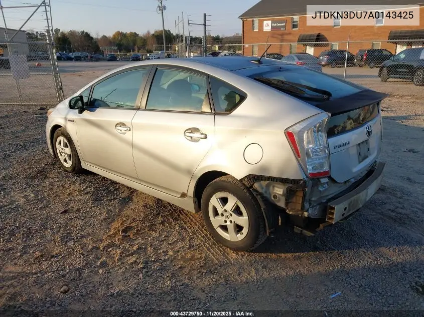 JTDKN3DU7A0143425 2010 Toyota Prius Ii