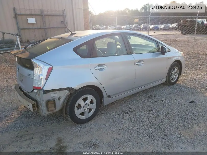 JTDKN3DU7A0143425 2010 Toyota Prius Ii