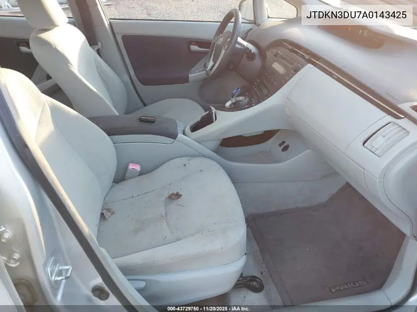 JTDKN3DU7A0143425 2010 Toyota Prius Ii