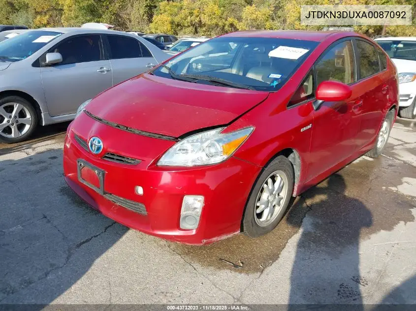 JTDKN3DUXA0087092 2010 Toyota Prius Iv