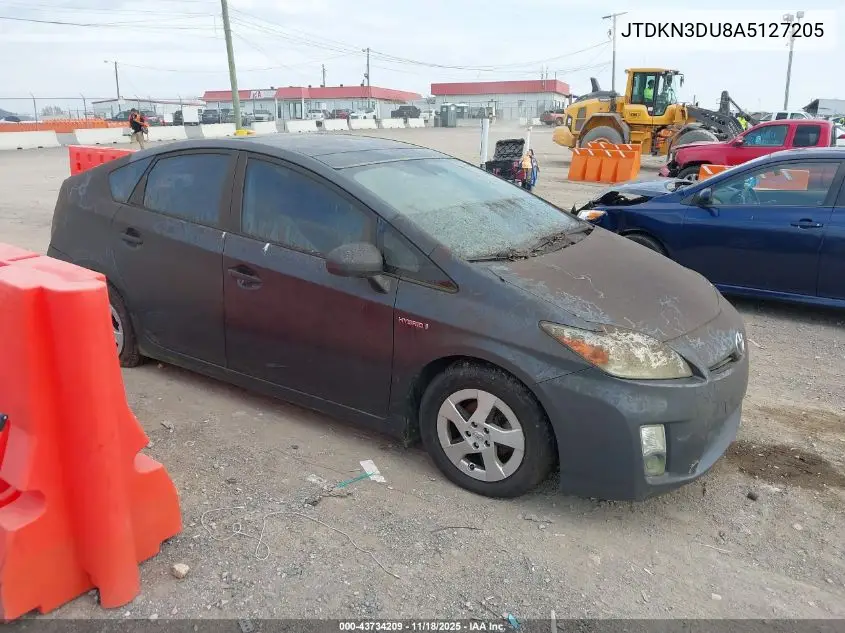 JTDKN3DU8A5127205 2010 Toyota Prius Iv