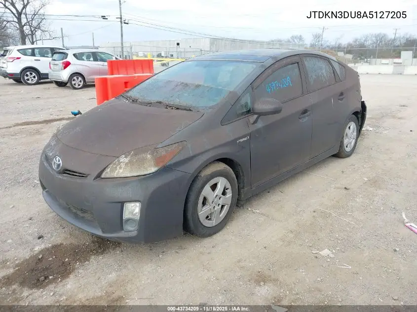 JTDKN3DU8A5127205 2010 Toyota Prius Iv