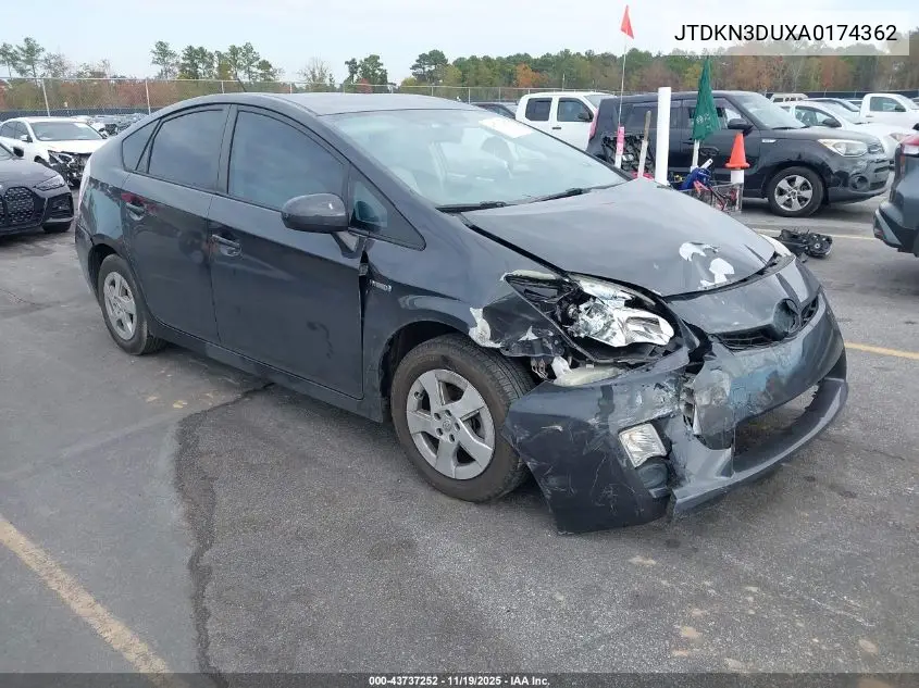 JTDKN3DUXA0174362 2010 Toyota Prius Ii