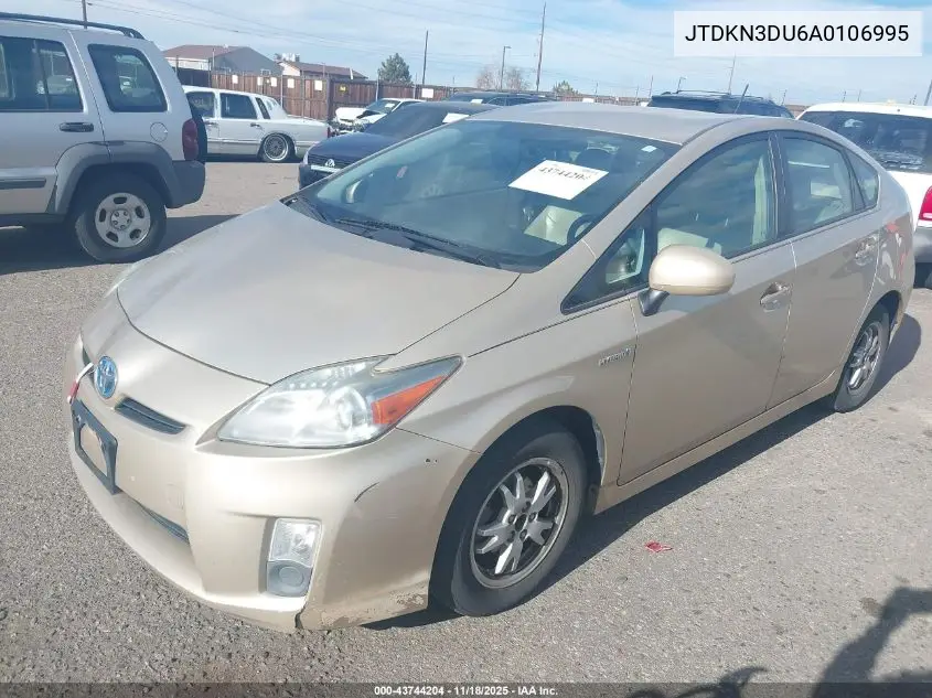 JTDKN3DU6A0106995 2010 Toyota Prius Iv