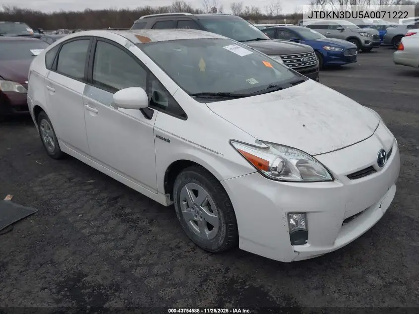 JTDKN3DU5A0071222 2010 Toyota Prius Iii